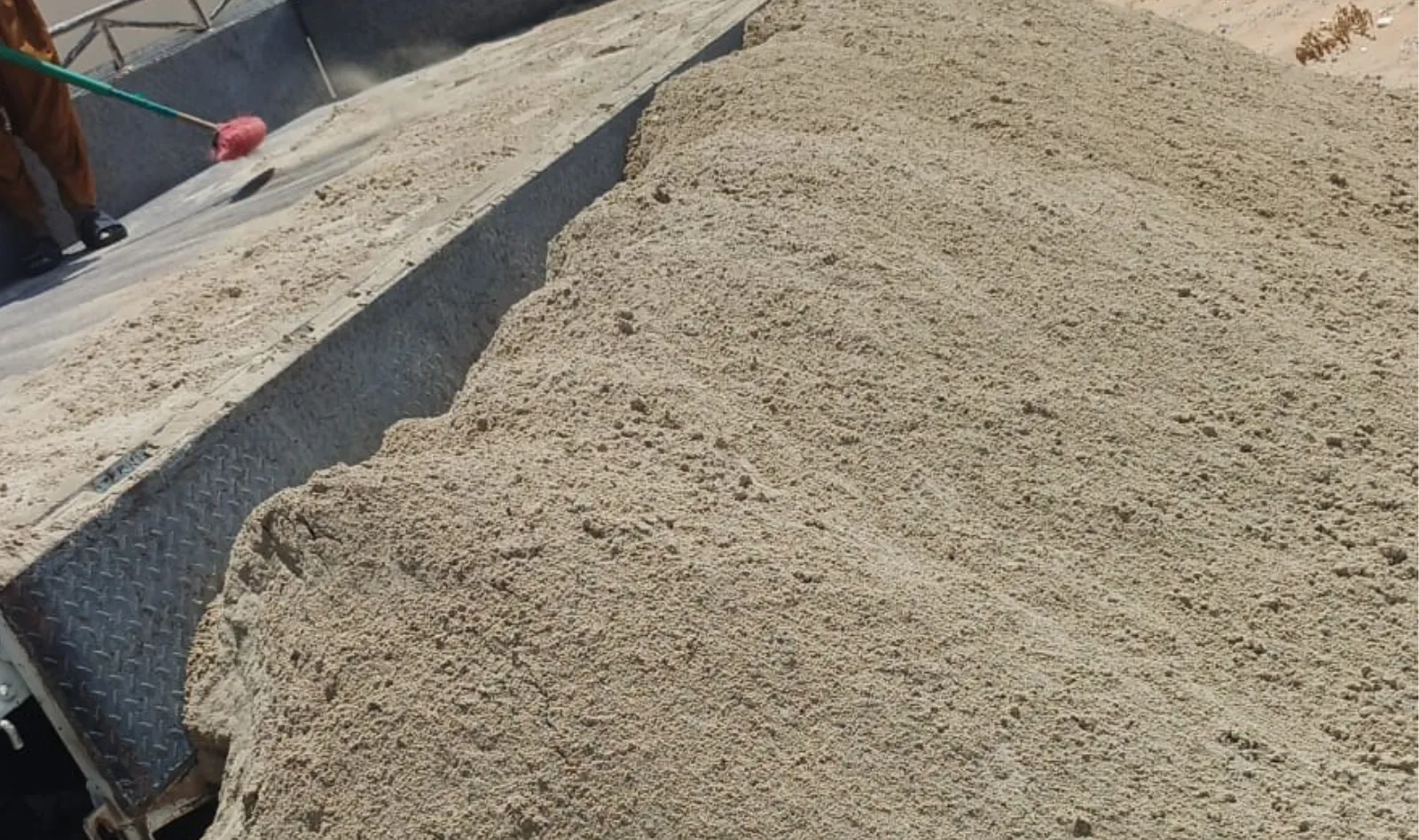 white sand
