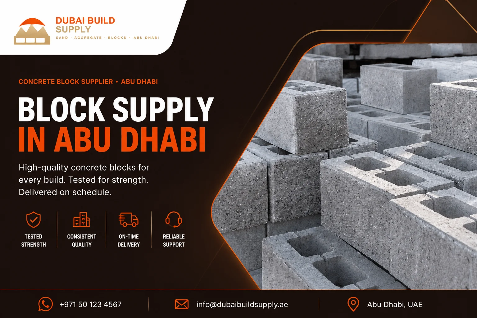 Concrete Block Supplier Abu Dhabi